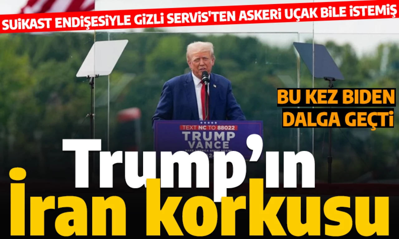 Trump'ın İran korkusu! Suikast girişimi sonrası askeri uçak, uçuş yasakları, özel cam koruyucu talebinde bulunmuş