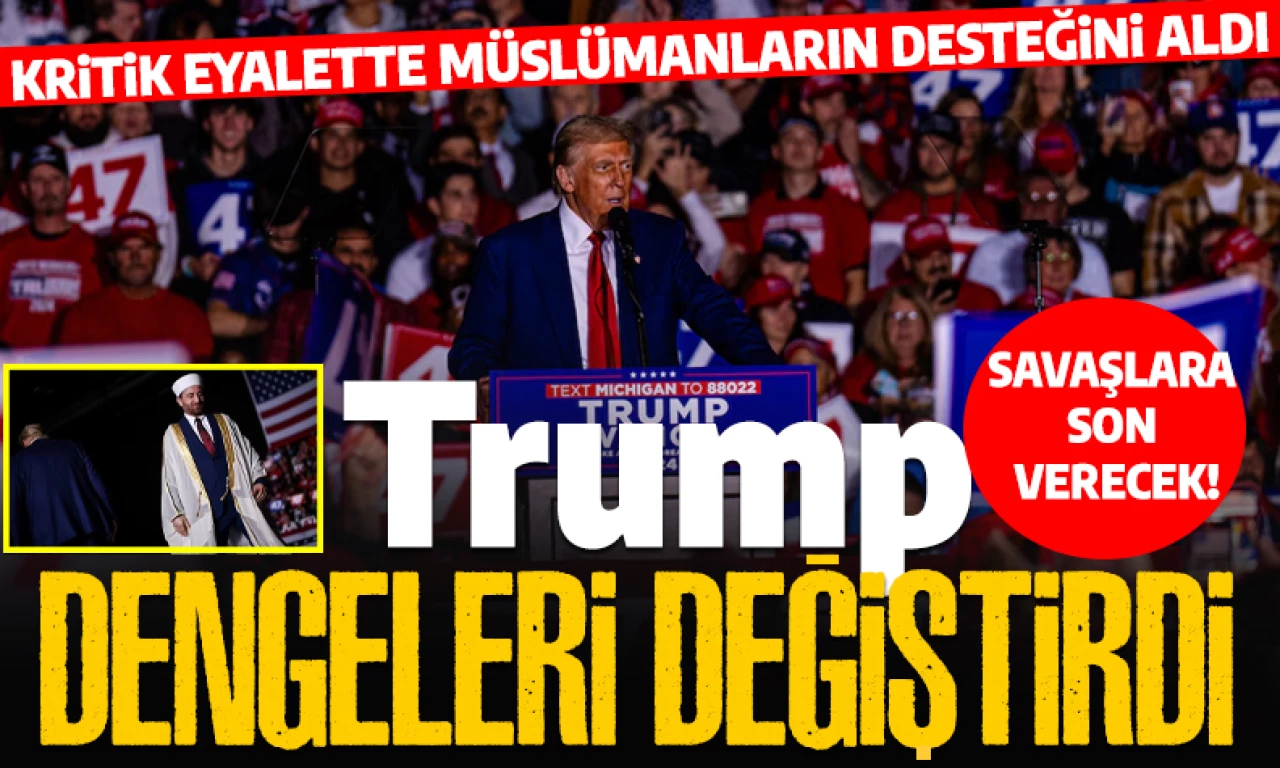 Salıncak eyaletlerden Michigan'da kritik karar: Müslüman topluluk Trump'a destek verecek