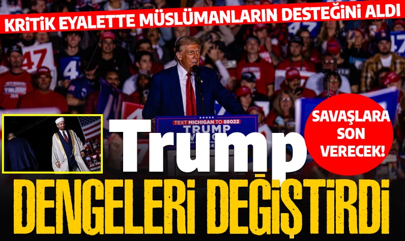 Salıncak eyaletlerden Michigan'da kritik karar: Müslüman topluluk Trump'a destek verecek