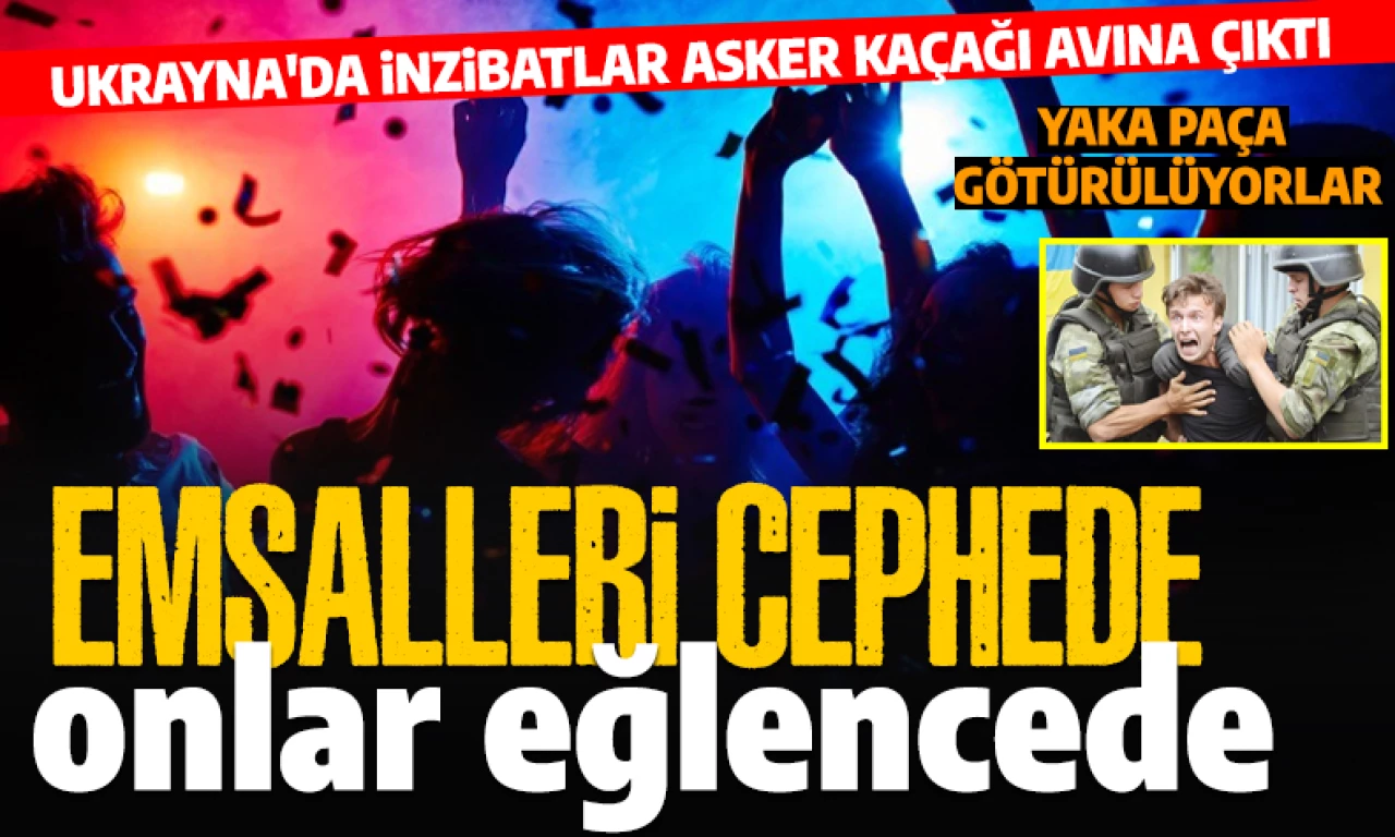 Emsalleri cephede onlar gece kulüplerinde: Ukraynalı inzibatlardan baskınlar