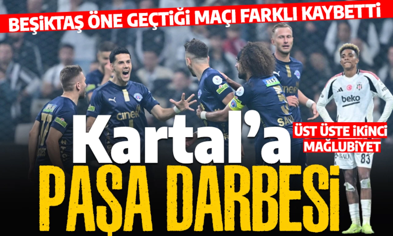 Son dakika... Kartal'a 'Paşa' darbesi: Beşiktaş, kendi sahasında farklı mağlup oldu