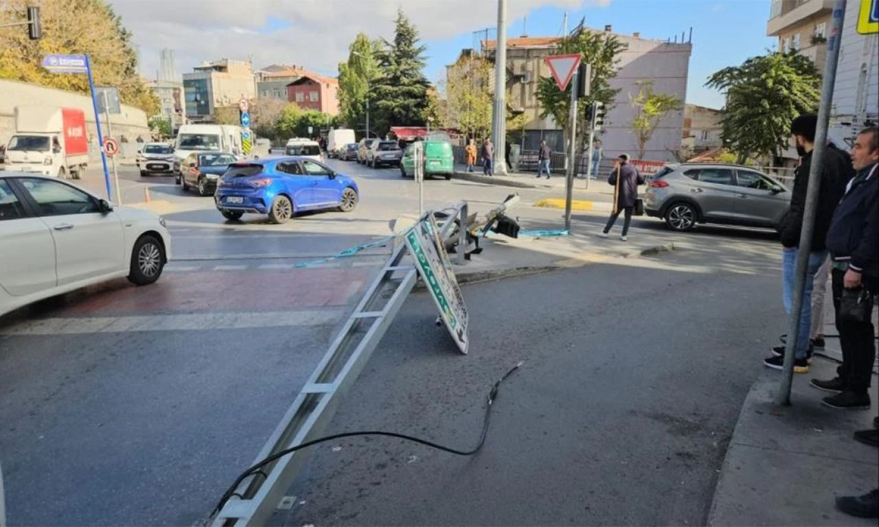 İstanbul'da trafikte facianın eşiğinden dönüldü! Ortalık savaş alanına döndü