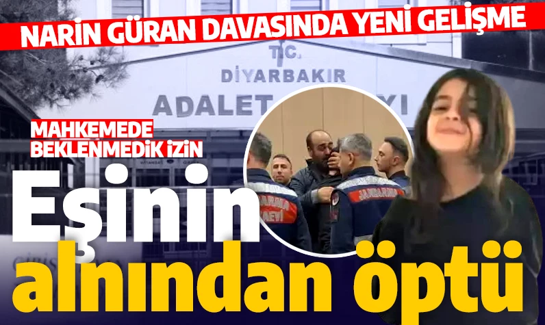 Narin davası yeni gelişme:  Baba Arif Güran oğluna ve ağabeyine sarıldı! Eşi Yüksel Güran'ın alnından öptü