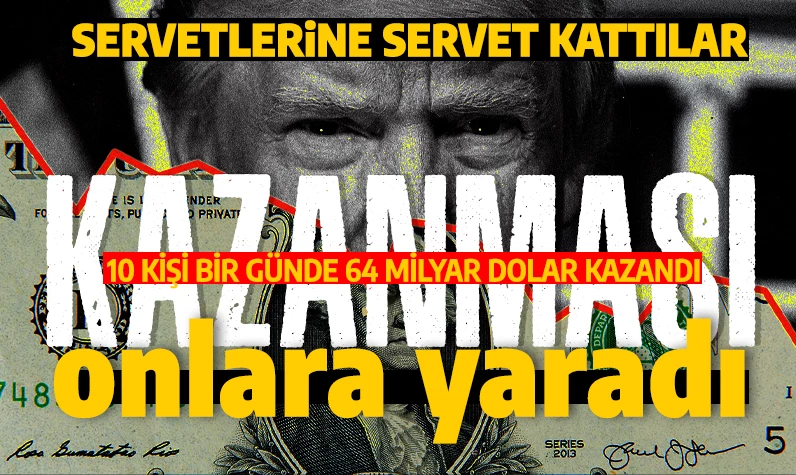 Trump'ın kazanması en çok onlara yaradı! Dünya devleri servetlerine servet kattı: İşte listenin başına çeken isimler