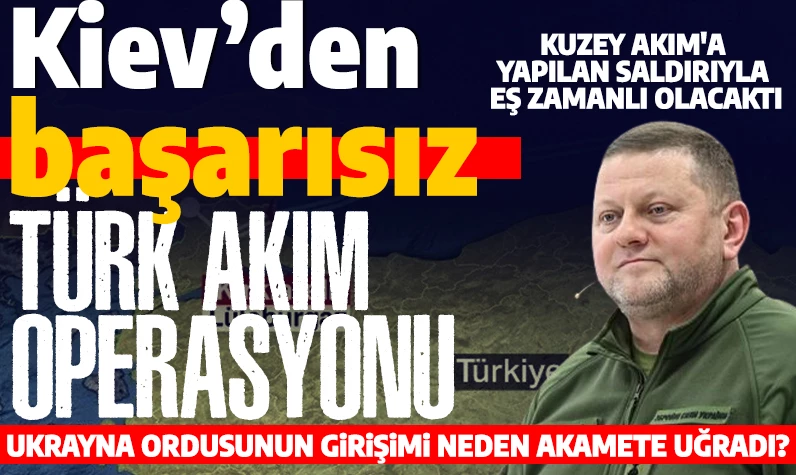 Kiev'in 'TürkAkım' operasyon planları suya düştü: Eski Genelkurmay Başkanı başarılı olamadı! Alman basını duyurdu!