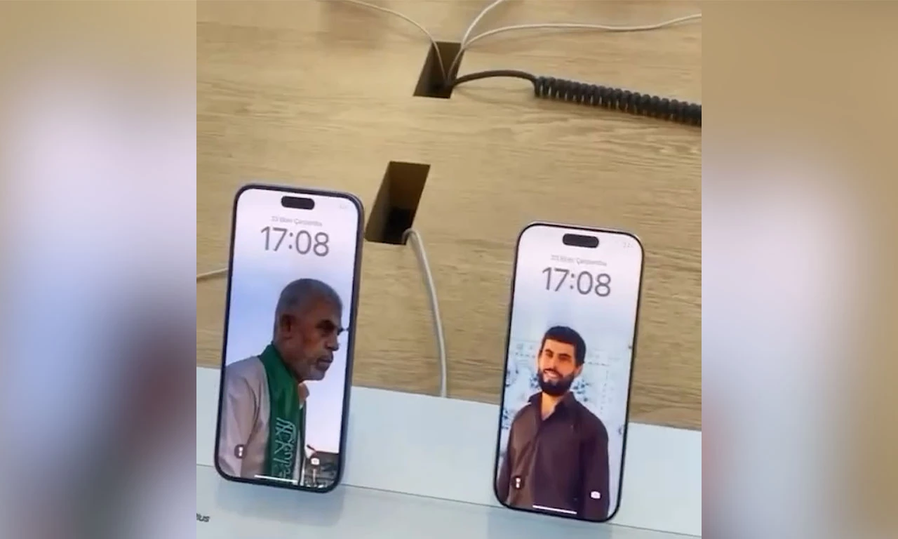 Dayanışma rüzgarı estirdi! Filistin aktivisti, Apple mağazasından Gazze'ye selam gönderdi