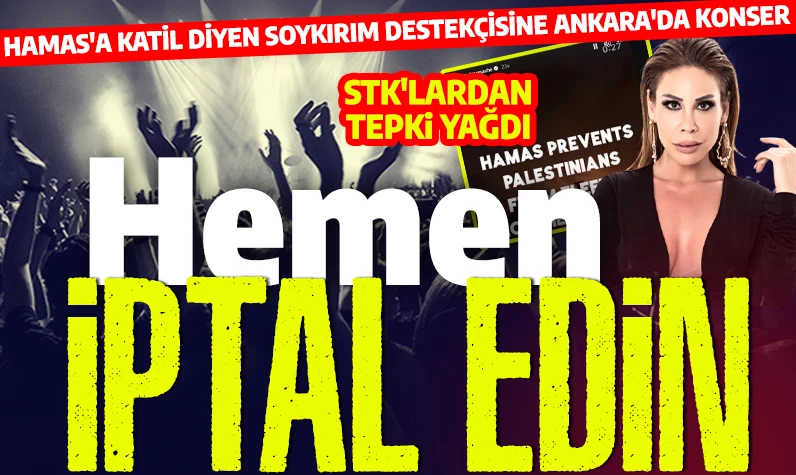 İptal edilmezse protesto edilecek! Hamas'a 'katil' diyen Yahudi Linet'e Ankara'da konser!