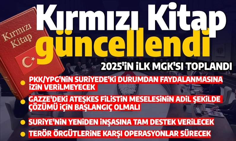 Son dakika... Milli Güvenlik Kurulu toplantısı sona erdi! Milli Güvenlik Siyaseti Belgesi yenilendi